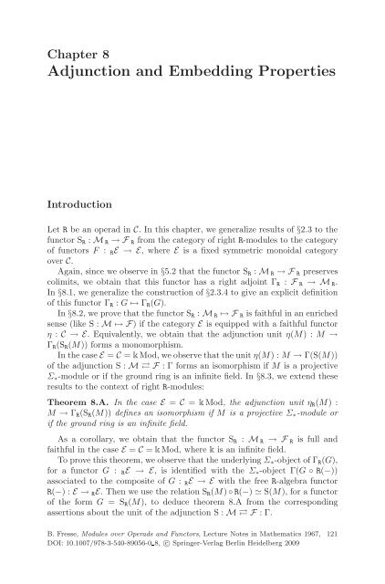 Symmetric Monoidal Categories for Operads - Index of