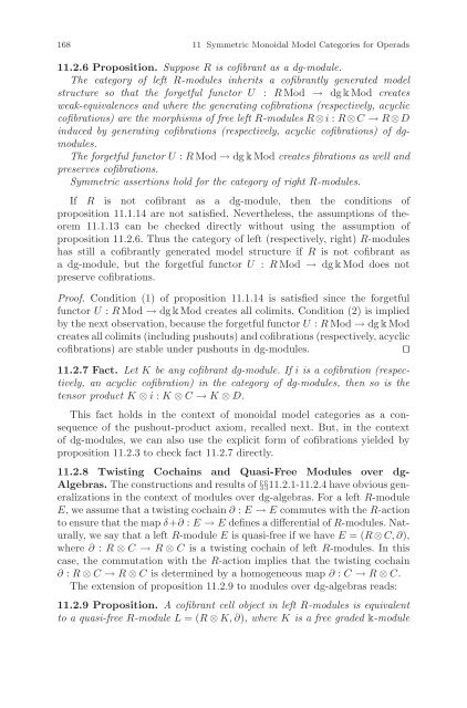 Symmetric Monoidal Categories for Operads - Index of