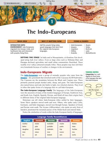 The Indo-Europeans