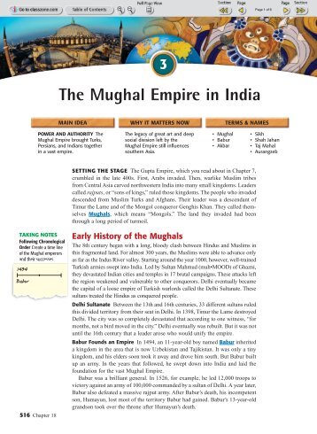 The Mughal Empire in India - Typepad