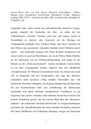 Rez. von Jens Jessen: Deutsche Lebenslügen - Georg Doerr