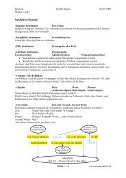 Satzlehre (Syntax) - zweiterstock.ch