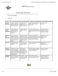 2011 US 2 - Persuasive Essay Rubric.pdf - Union City High School