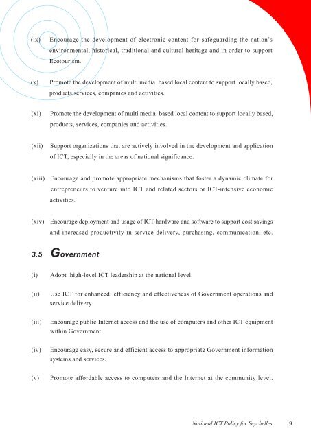 National ICT Policy - Department of Information Communications ...