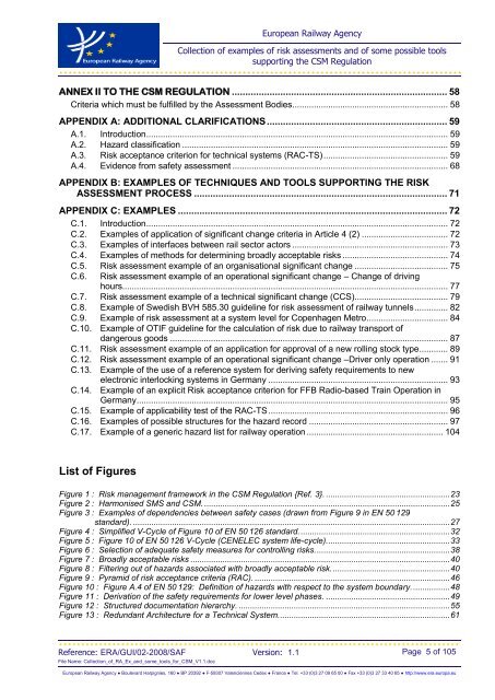 Guidance for Use of CSM Recommendation - ERA - Europa