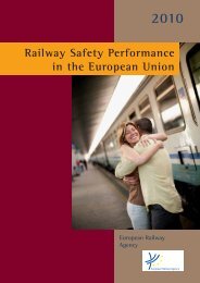 Railway safety performance in the European Union