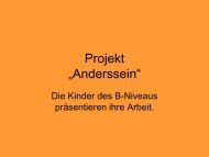 Projekt âAndersseinâ - Paula FÃ¼rst Schule