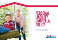 Personal Liability Umbrella Policy - American Family Insurance