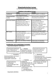 Organisatorisches Lernen