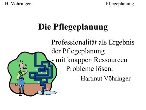 Pflegeplanung - Heimbetrieb