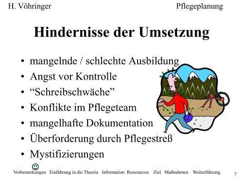 Pflegeplanung - Heimbetrieb