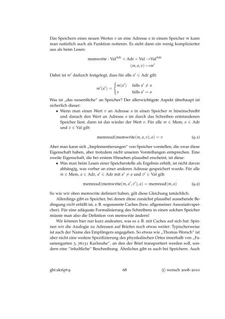 Skript - Grundbegriffe der Informatik (Wintersemester 2009/2010)