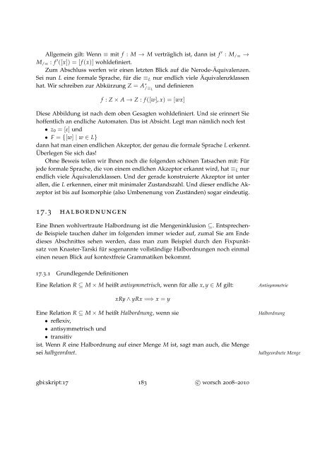 Skript - Grundbegriffe der Informatik (Wintersemester 2009/2010)
