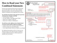 How to Read your Combined Quarterly Statement - Pension Fund