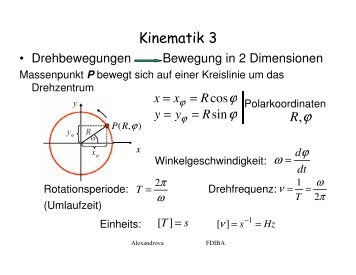 Kinematik 3 Ï,R