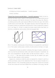 Lecture 3: Casimir effect â¢ Casimir force between parallel plates ...