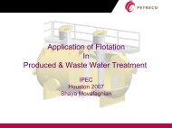 Case Studies Identify Induced Gas Flotation as BET - IPEC