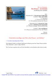 Das Wasser - ein Erlebnis Unterrichtsvorschläge zum Film „Das ...