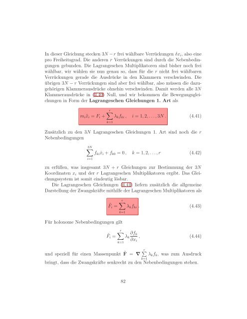 Kapitel 4 Lagrangesche Mechanik - Quantenoptik makroskopischer ...