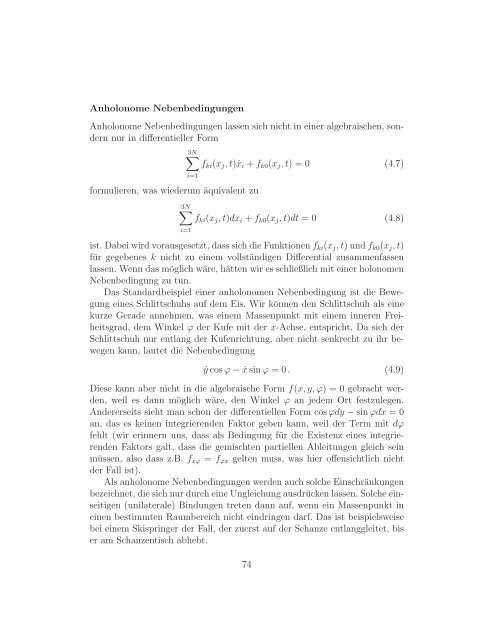 Kapitel 4 Lagrangesche Mechanik - Quantenoptik makroskopischer ...