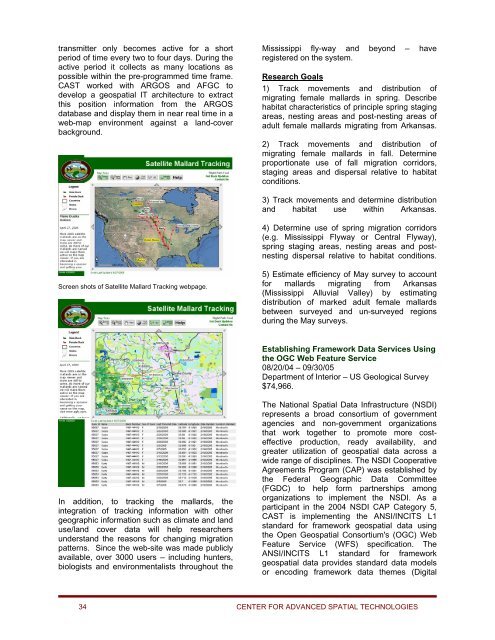 CAST Fiscal Year 2004-2005 Annual Report - Center for Advanced ...