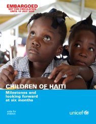CHILDREN OF HAITI - Unicef