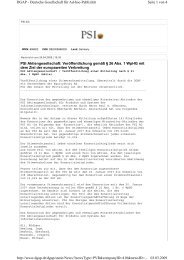 Mitteilung vom 24. April 2008 (DGAP) - PSI AG