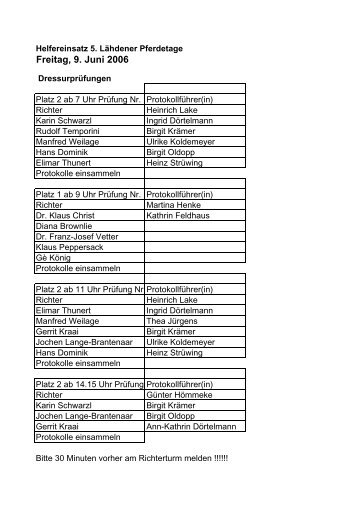 Freitag, 9. Juni 2006 - PSG Lähden