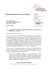 Brief mit Adressabfrage - WestfÃ¤lisch-Lippische Direktorenvereinigung