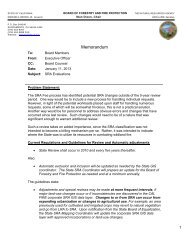 Focused SRA Review Memo 2013 (202KB PDF) - Board of Forestry