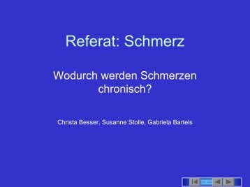 Referat: Schmerz