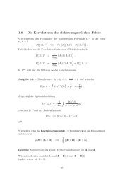 1.6 Die Korrelatoren des elektromagnetischen Feldes