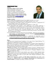 Nombre: Carlos Rivero Blanco Ph. D., EcÃ³logo Lugar de Nacimiento ...