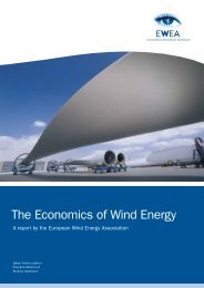 The Economics of Wind Energy - European Wind Energy Association