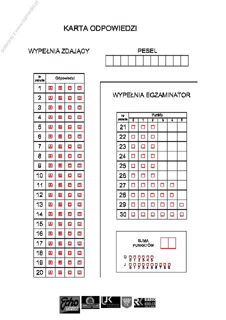 PRÓBNY EGZAMIN MATURALNY Z MATEMATYKI ... - Sqlmedia.pl