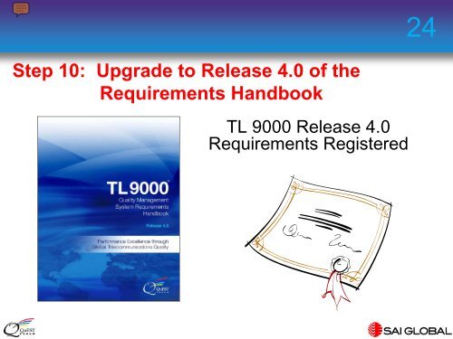 10 Steps of Transition - TL 9000