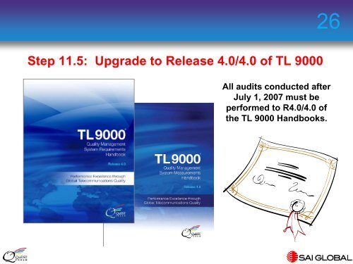 10 Steps of Transition - TL 9000