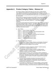 Appendix A Product Category Tables â Release 4.6 - TL 9000