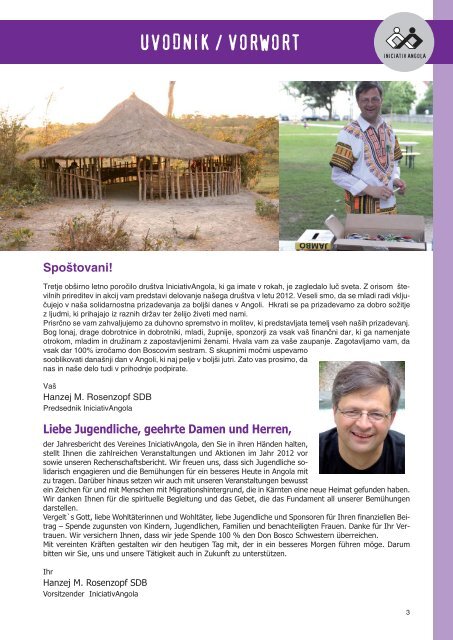 Letno poroÄilo 2012 - IniciativAngola