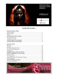 OTELLO - Edmonton Opera