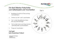 Die Bad Oldesloe Parkscheibe zum Selberbasteln und Verschenken ...