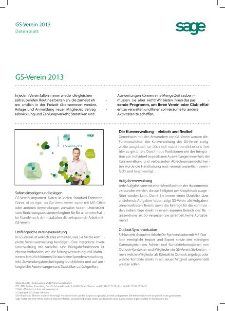 DB GS Verein 01-2012_AR.indd - EPC EDV Partner Consulting