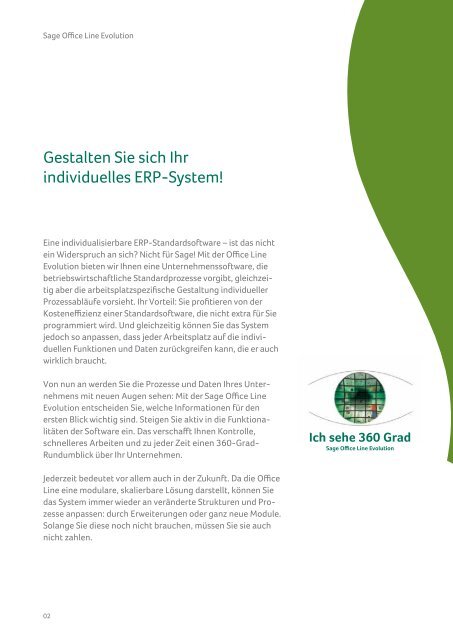 Office Line Evolution Advanced - Software von Sage powered by EPC