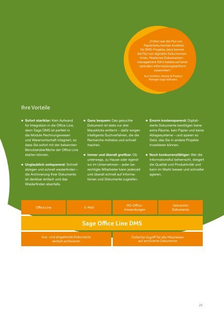 Office Line Evolution Advanced - Software von Sage powered by EPC