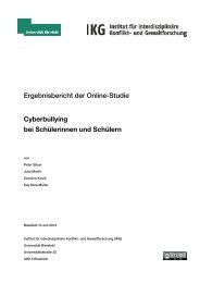 Ergebnisbericht der Online-Studie Cyberbullying bei SchÃ¼lerinnen ...