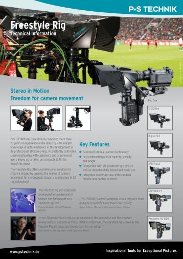 Freestyle Rig Technical Information - P+S TECHNIK