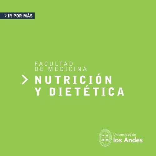 NUTRICIÓN Y DIETÉTICA - Universidad de los Andes - Admisión