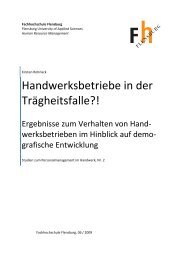 Studie 2: Handwerksbetriebe in der TrÃ¤gheitsfalle?!