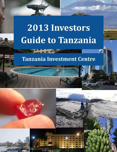 2013 Investors guide to tanzania - Tanzania Investment Centre