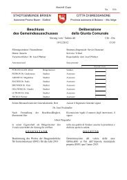 Beschluss BaugrÃ¼nde IMU 2013 - Gemeinde Brixen